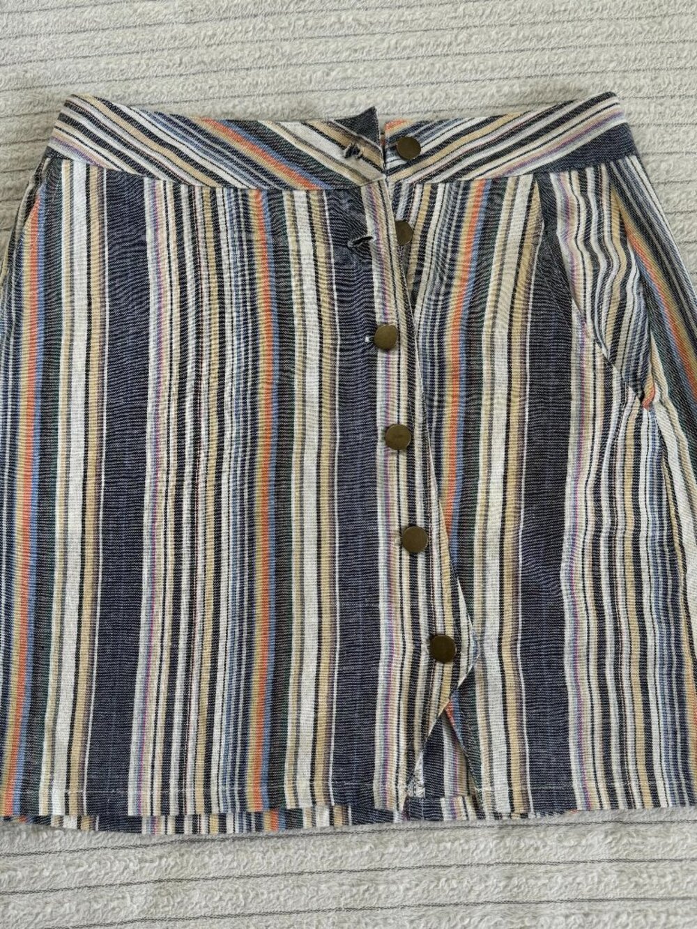 Altar'd State striped multi-color skirt